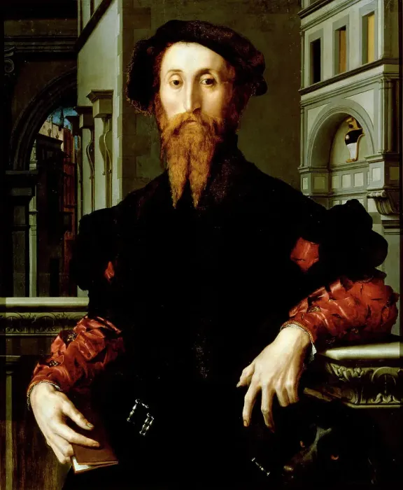 Framed Print : Portrait of Bartolomeo Panciatichi (1507-1582), c.1540. Creator: Bronzino, Agnolo (1503-1572) Framed Print : Portrait of Bartolomeo Panciatichi (1507-1582), c.1540. Creator: Bronzino, Agnolo (1503-1572)