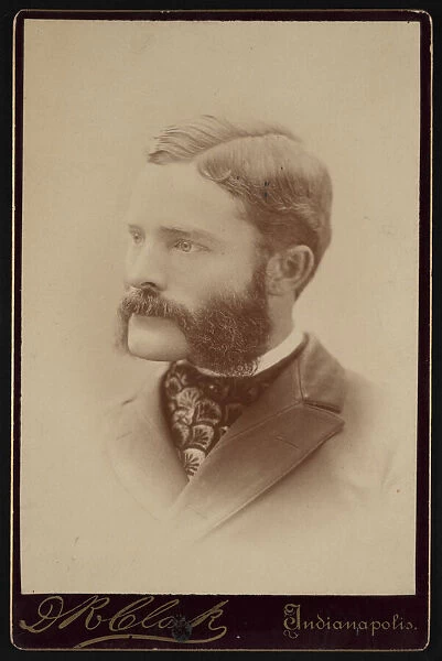 Portrait of Barton Warren Evermann (1853-1932), Before 1900. Creator: Daniel R Clark