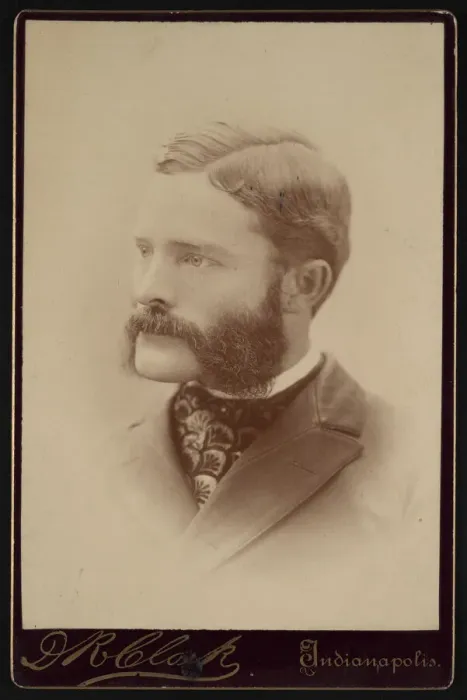 Framed Print : Portrait of Barton Warren Evermann (1853-1932), Before 1900. Creator: Daniel R Clark Framed Print : Portrait of Barton Warren Evermann (1853-1932), Before 1900. Creator: Daniel R Clark