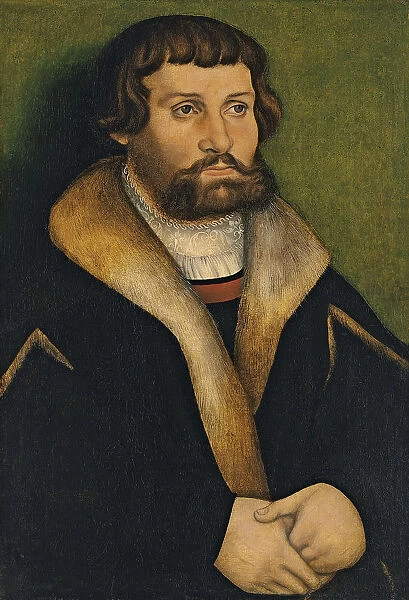 Portrait of a bearded Man. Artist: Cranach, Hans (ca 1513-1537)