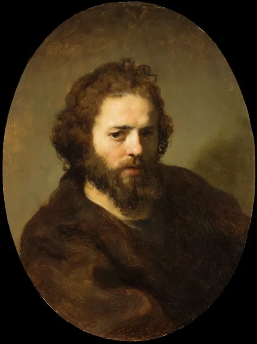 Framed Print : Portrait of a Bearded Man, between c1635 and c1640. Creator: Govaert Flinck Framed Print : Portrait of a Bearded Man, between c1635 and c1640. Creator: Govaert Flinck