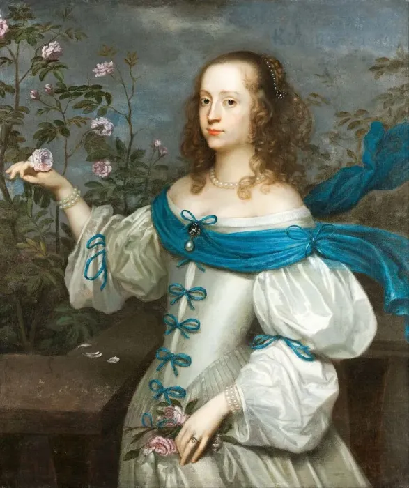 Framed Print : Portrait of Beata Elisabet von Konigsmarck (1637-1723), ca 1654. Creator: Munnichhoven Framed Print : Portrait of Beata Elisabet von Konigsmarck (1637-1723), ca 1654. Creator: Munnichhoven