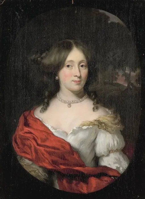 Framed Print : Portrait of Belichje Hulft, wife of Gerard Röver, merchant and shipowner in Amsterdam, 1675-1693. Creator: Nicolaes Maes Framed Print : Portrait of Belichje Hulft, wife of Gerard Röver, merchant and shipowner in Amsterdam, 1675-1693. Creator: Nicolaes Maes