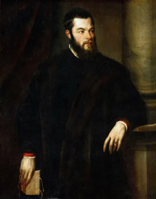 Framed Print : Portrait of Benedetto Varchi (1503-1565), c. 1540 Framed Print : Portrait of Benedetto Varchi (1503-1565), c. 1540