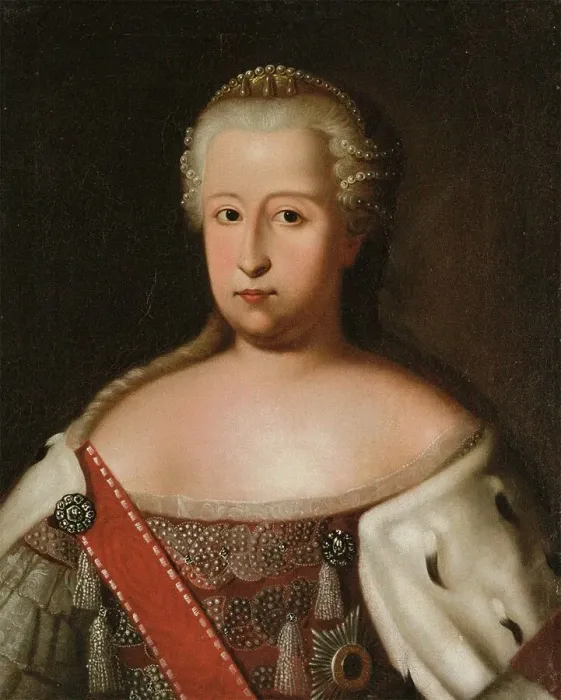 Framed Print : Portrait of Benigna Gottlieb von Biron (1703-1782), Duchess of Courtland, 2nd Half of 18th cen. Creator: Anonymous Framed Print : Portrait of Benigna Gottlieb von Biron (1703-1782), Duchess of Courtland, 2nd Half of 18th cen. Creator: Anonymous