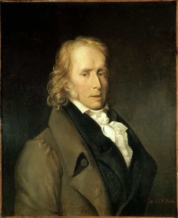 Framed Print : Portrait of Benjamin Constant (1767-1830), writer and politician, c1820. Creator: Hercule de Roche