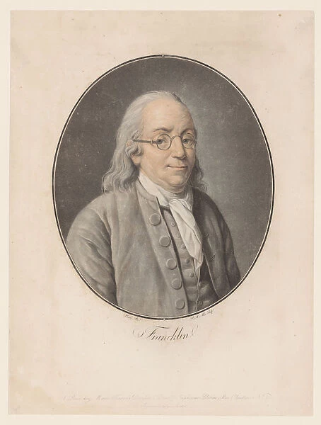 Portrait of Benjamin Franklin, 1793-1794