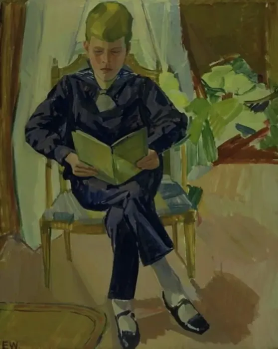 Framed Print : Portrait of Bent von Müllen as a Boy, 1894-1943. Creator: Edvard Weie Framed Print : Portrait of Bent von Müllen as a Boy, 1894-1943. Creator: Edvard Weie