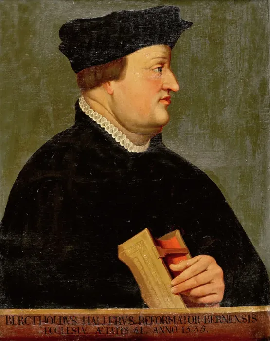 Framed Print : Portrait of Berchtold Haller (1492-1536). Creator: Anonymous () Framed Print : Portrait of Berchtold Haller (1492-1536). Creator: Anonymous ()