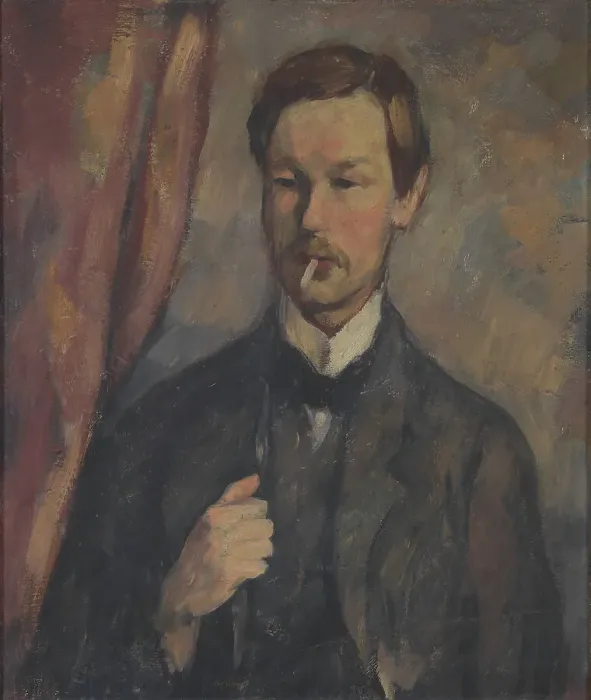 Framed Print : Portrait of Bernard Groethuysen, 1911. Creator: Karl Hofer Framed Print : Portrait of Bernard Groethuysen, 1911. Creator: Karl Hofer