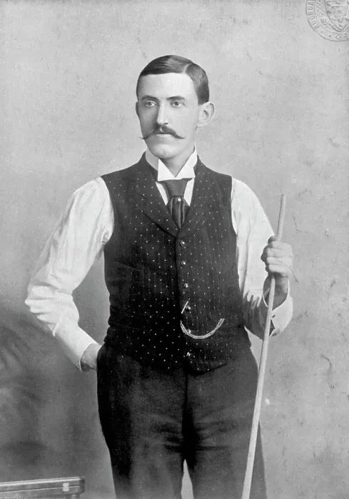 Framed Print : Portrait of the billiards player E Diggle, 1896. Creator: Symmons & Thiele Framed Print : Portrait of the billiards player E Diggle, 1896. Creator: Symmons & Thiele