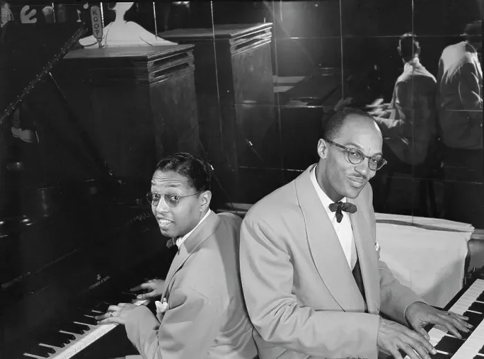 Framed Print : Portrait of Billy Taylor and Bob Wyatt, New York, N.Y. ca. 1947. Creator: William Paul Gottlieb Framed Print : Portrait of Billy Taylor and Bob Wyatt, New York, N.Y. ca. 1947. Creator: William Paul Gottlieb