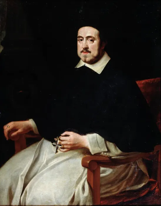 Framed Print : Portrait of the Bishop of Antwerp Ambrosius Cappelus, 17th century. Artist: Abraham Jansz van Diepenbeeck Framed Print : Portrait of the Bishop of Antwerp Ambrosius Cappelus, 17th century. Artist: Abraham Jansz van Diepenbeeck