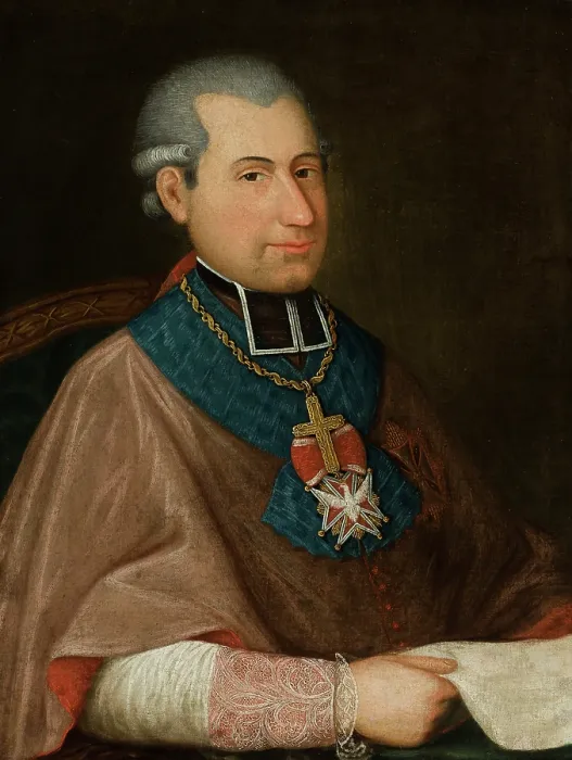 Framed Print : Portrait of Bishop of Vilnius Ignacy Massalski, between 1853-1854. Creator: Unknown Framed Print : Portrait of Bishop of Vilnius Ignacy Massalski, between 1853-1854. Creator: Unknown