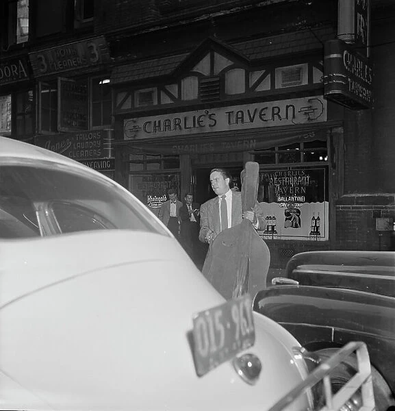Portrait of Bob Haggart, Charlie's Tavern, New York, N.Y. 1946. Creator: William Paul Gottlieb
