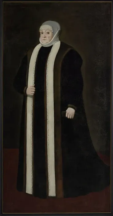 Framed Print : Portrait of Bona Sforza (1494-1557), Queen of Poland, First Half of 17th cen.. Creator: Anonymous Framed Print : Portrait of Bona Sforza (1494-1557), Queen of Poland, First Half of 17th cen.. Creator: Anonymous