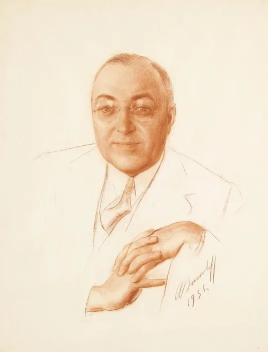 Framed Print : Portrait of Boris Alexandrovich Bakhmeteff (1880-1951), 1935. Artist: Yakovlev, Alexander Yevgenyevich (1887-1938) Framed Print : Portrait of Boris Alexandrovich Bakhmeteff (1880-1951), 1935. Artist: Yakovlev, Alexander Yevgenyevich (1887-1938)