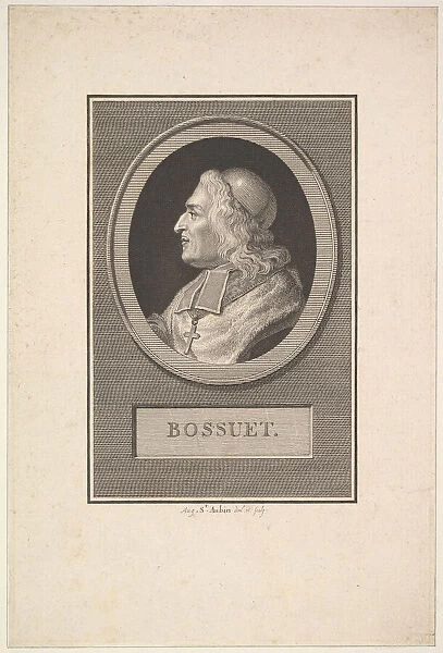 Portrait of Bossuet, 1803. Creator: Augustin de Saint-Aubin