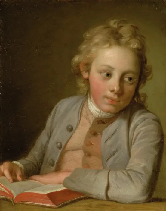 Framed Print : Portrait of a Boy, 1762. Creator: Per Krafft the Elder