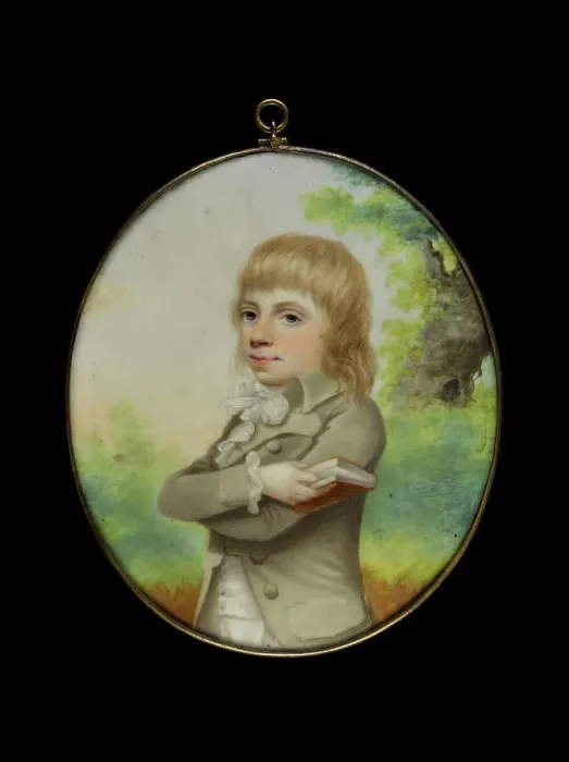 Framed Print : Portrait of a boy, between 1790 and 1810. Creator: English School Framed Print : Portrait of a boy, between 1790 and 1810. Creator: English School