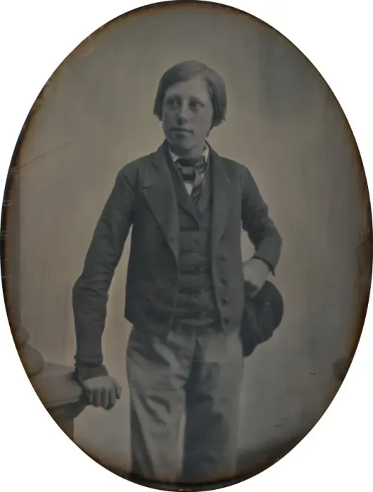 Framed Print : Portrait of a Boy, 1853-1855. Creators: Albert Sands Southworth, Josiah Johnson Hawes Framed Print : Portrait of a Boy, 1853-1855. Creators: Albert Sands Southworth, Josiah Johnson Hawes