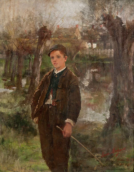Portrait of a Boy, c19th century. Creator: Anna Christina Nordgren