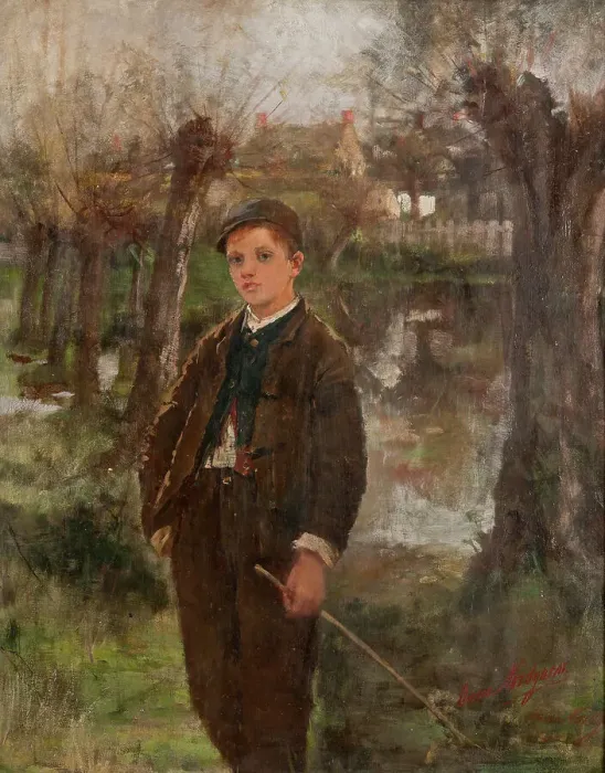 Framed Print : Portrait of a Boy, c19th century. Creator: Anna Christina Nordgren Framed Print : Portrait of a Boy, c19th century. Creator: Anna Christina Nordgren