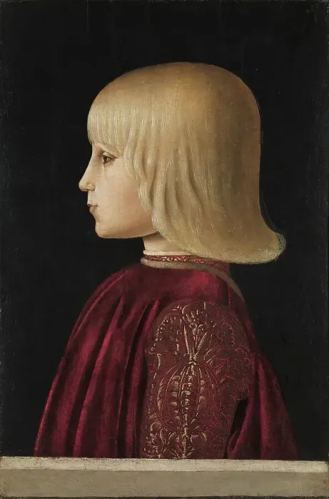 Framed Print : Portrait of a Boy. (Guidobaldo Da Montefeltro?), 1483. Creator: Piero della Francesca Framed Print : Portrait of a Boy. (Guidobaldo Da Montefeltro?), 1483. Creator: Piero della Francesca