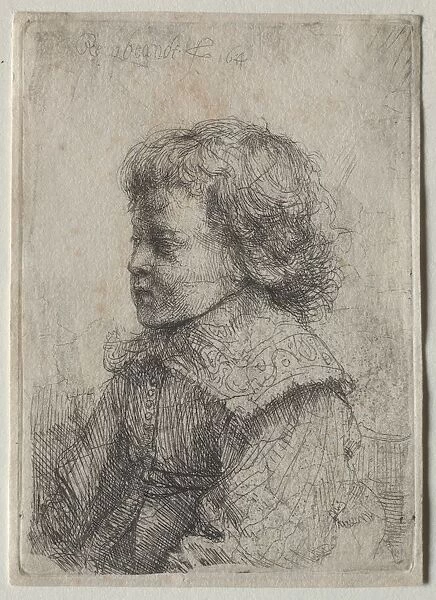 Portrait of a Boy in Profile, 1641. Creator: Rembrandt van Rijn (Dutch, 1606-1669)