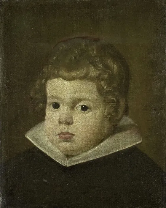 Framed Print : Portrait of a Boy about three years old, possibly Prince Balthasar Carlos, Son of the... 1632-1650. Creator: Unknown Framed Print : Portrait of a Boy about three years old, possibly Prince Balthasar Carlos, Son of the... 1632-1650. Creator: Unknown