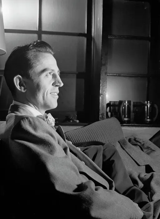 Framed Print : Portrait of Boyd Raeburn, Edwin A. Finckel's home, Greenwich Village, New York, N.Y. ca. July 1946. Creator: William Paul Gottlieb