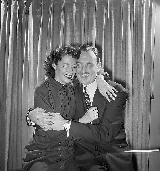 Portrait of Brick Fleagle and Mrs. Brick Fleagle, New York, N.Y. 1946. Creator: William Paul Gottlieb