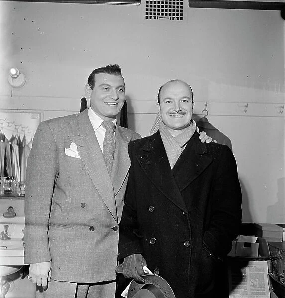 Portrait of Bud Freeman and Frankie Laine, New York, N.Y.(?), 1938. Creator: William Paul Gottlieb