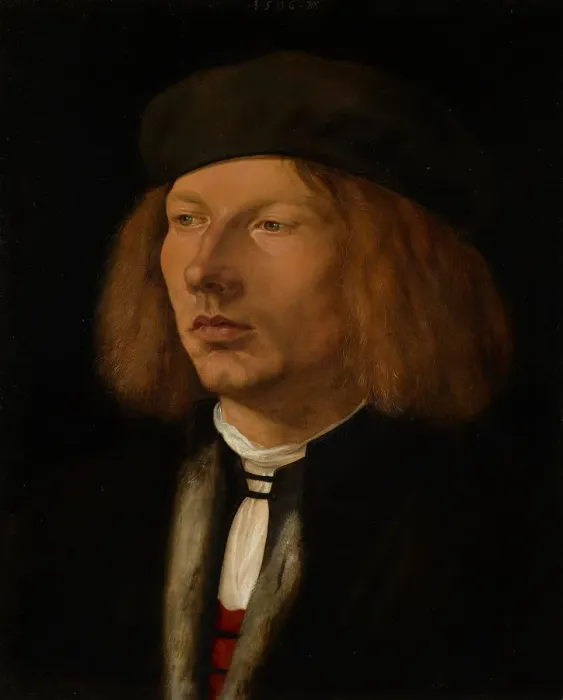 Framed Print : Portrait of Burkhard von Speyer, 1506. Artist: Durer, Albrecht (1471-1528) Framed Print : Portrait of Burkhard von Speyer, 1506. Artist: Durer, Albrecht (1471-1528)