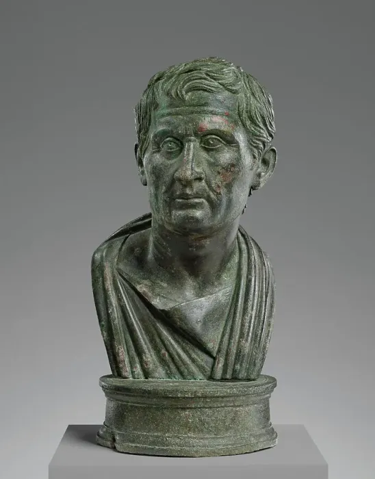Framed Print : Portrait Bust of Menander, 25 B.C.-A.D. 50. Creator: Unknown Framed Print : Portrait Bust of Menander, 25 B.C.-A.D. 50. Creator: Unknown