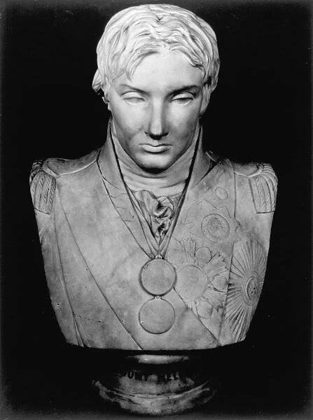 Portrait bust of Viscount Horatio Nelson, British naval commander, 1797