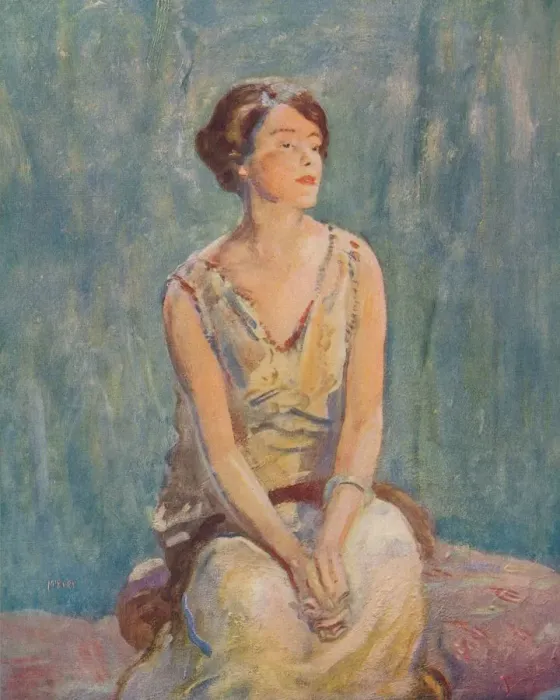 Framed Print : A Portrait, c1922, (c1932). Artist: Ambrose McEvoy