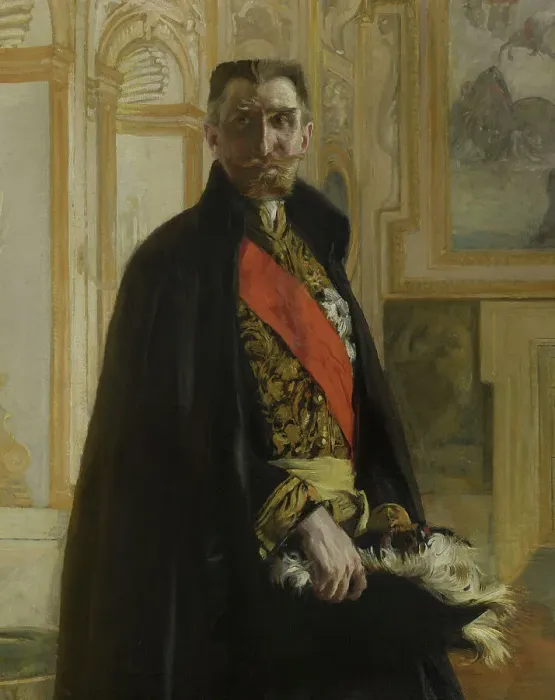 Framed Print : Portrait de Camille Barrère au palais Farnèse, 1906. Creator: Paul Albert Besnard Framed Print : Portrait de Camille Barrère au palais Farnèse, 1906. Creator: Paul Albert Besnard
