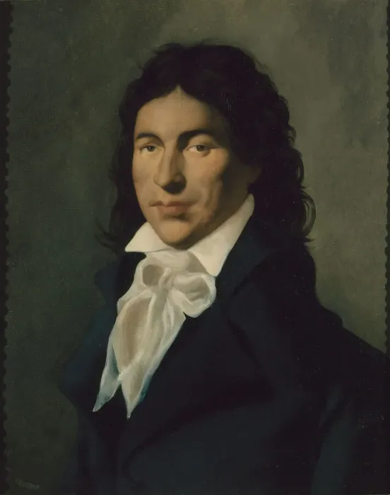 Framed Print : Portrait of Camille Desmoulins (1760-1794), c. 1790. Creator: Anonymous Framed Print : Portrait of Camille Desmoulins (1760-1794), c. 1790. Creator: Anonymous