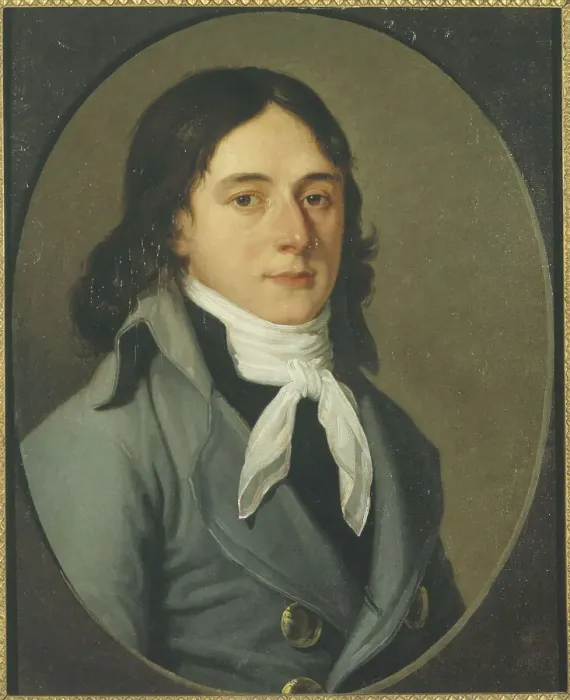 Framed Print : Portrait of Camille Desmoulins (1760-1794), publicist and politician, c1790. Creator: Unknown Framed Print : Portrait of Camille Desmoulins (1760-1794), publicist and politician, c1790. Creator: Unknown