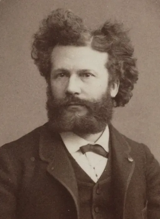 Framed Print : Portrait of Camille Flammarion (1842-1925), 1884. Creator: Dagron Framed Print : Portrait of Camille Flammarion (1842-1925), 1884. Creator: Dagron