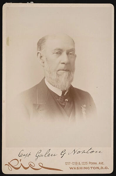 Portrait of Capt. Galen G. Norton, 1891. Creator: Moses P. Rice