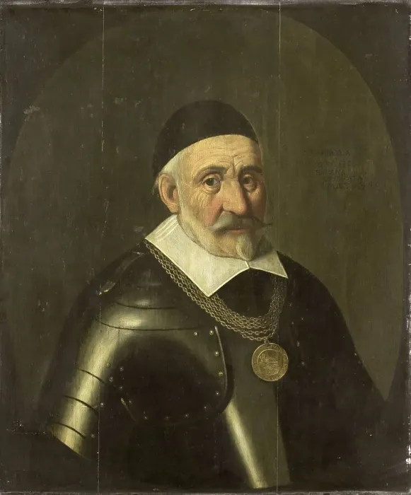 Framed Print : Portrait of Captain Charles de Heraugières, Commander of Breda, 1590. Creator: Unknown Framed Print : Portrait of Captain Charles de Heraugières, Commander of Breda, 1590. Creator: Unknown