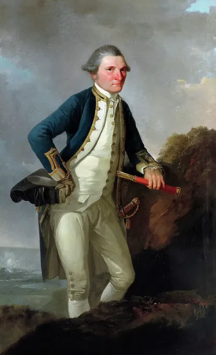 Framed Print : Portrait of Captain James Cook, c1780. Creator: John Webber Framed Print : Portrait of Captain James Cook, c1780. Creator: John Webber