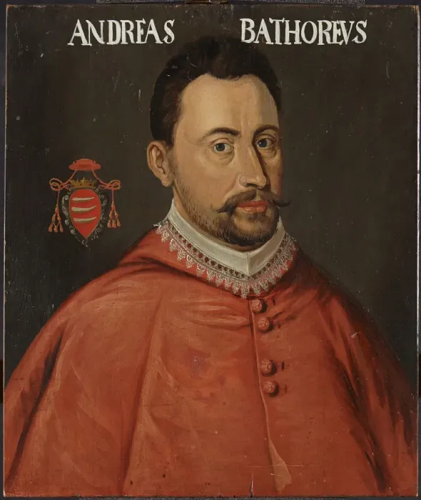 Framed Print : Portrait of Cardinal Andrew Bathory (1563-1599), ca 1690. Creator: Anonymous Framed Print : Portrait of Cardinal Andrew Bathory (1563-1599), ca 1690. Creator: Anonymous