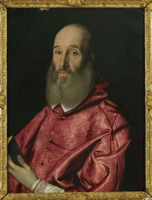 Framed Print : Portrait of Cardinal Giovanni Antoine Perrenot de Granvelle (1517-1586), 1576. Creator: Pulzone; Scipione (1550-1598) Framed Print : Portrait of Cardinal Giovanni Antoine Perrenot de Granvelle (1517-1586), 1576. Creator: Pulzone; Scipione (1550-1598)