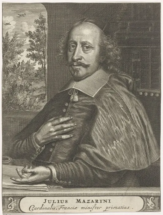 Framed Print : Portrait of Cardinal Mazarin, 1660s-1670s. Artist: Hagen, Christiaan (active 1660-1690) Framed Print : Portrait of Cardinal Mazarin, 1660s-1670s. Artist: Hagen, Christiaan (active 1660-1690)