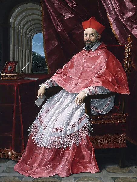 Portrait of Cardinal Roberto Ubaldini (1581-1635), 1627. Creator: Guido Reni