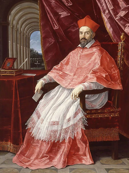 Portrait of Cardinal Roberto Ubaldino, 1627. Creator: Guido Reni