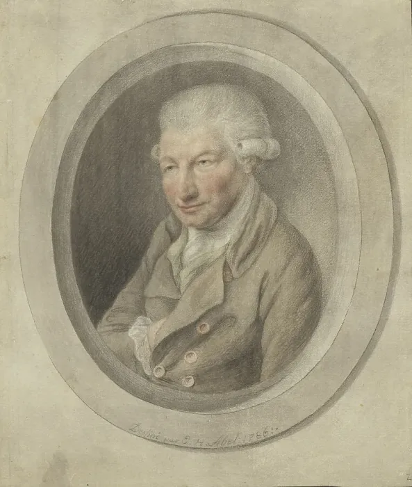Framed Print : Portrait of Carl Friedrich Abel (1723-1787), 1786. Creator: Abel, Ernst Heinrich (1721-1787) Framed Print : Portrait of Carl Friedrich Abel (1723-1787), 1786. Creator: Abel, Ernst Heinrich (1721-1787)